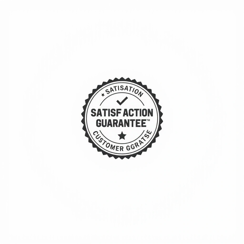 Satisfaction guarantee badge